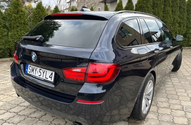 BMW Seria 5 cena 69999 przebieg: 199000, rok produkcji 2012 z Barczewo małe 596